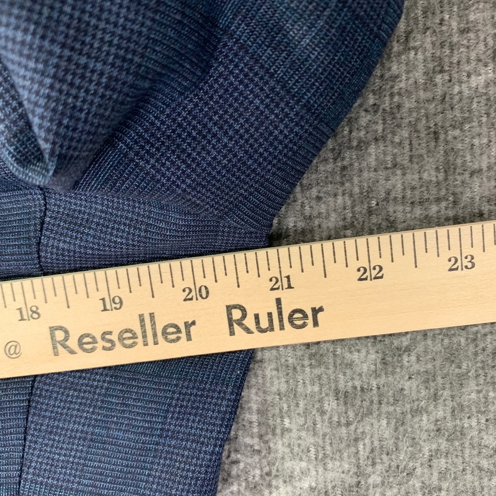 Loro Piana Blazer Jacket Men 40 Blue Glen Check Peak Lapel Mooving Sport Coat